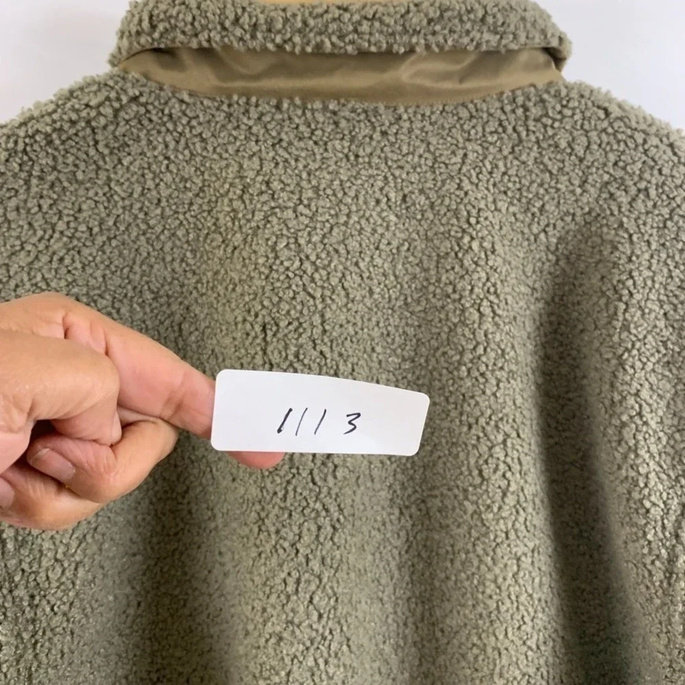 Ariat Sherpa Fleece Jacket‎ Mens XL Tan Full Zip Western Ranch Outdoor